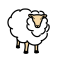 a small sheep logo